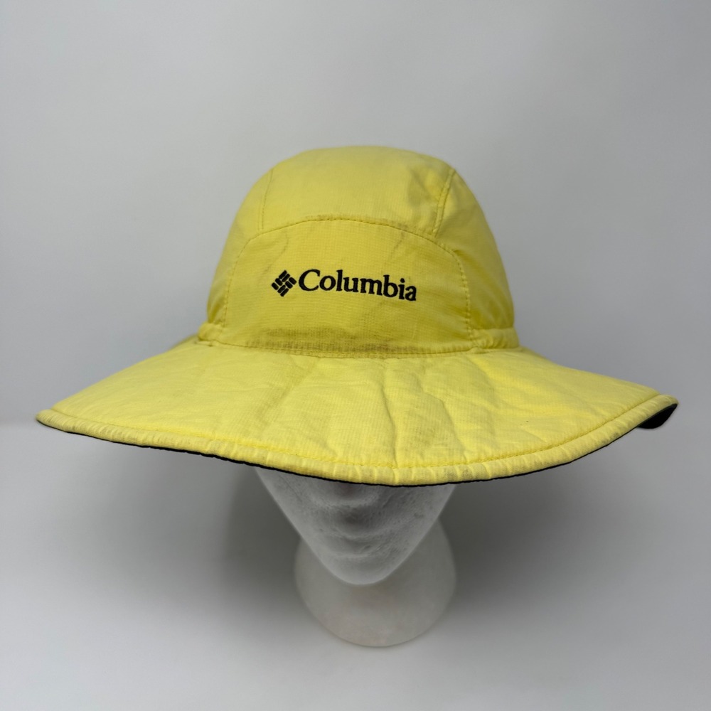 Columbia Titanium Omni-Shade Youth Sun Hat Yellow Adjustable Ripstop CY9413 O/S